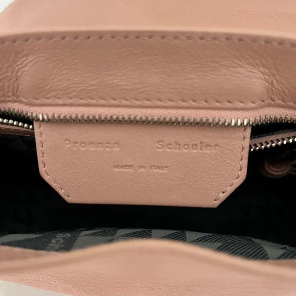 Proenza Schouler PS1 Pink mini crossbody bag with silver hardware - Picture 9 of 12